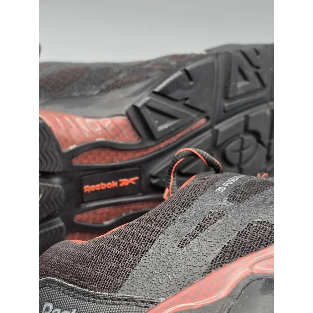 Reebok Work RB1061 Men's 9.5 M Safety Shoes SD10 Slip Resistant Black Red